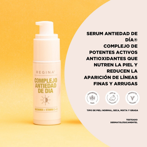 Imagen 5 de 8 de Kit Serums Regina Rutina Tratamiento Día & Noche