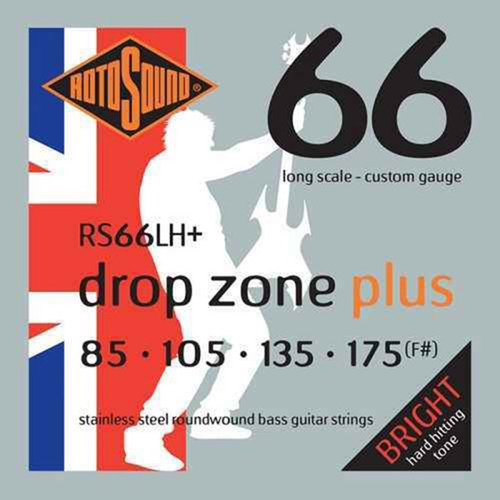 Corda Para Baixo Rotosound Drop Zone Plus Rs66lh+ 085/175