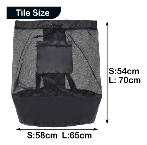 Bolsa De Malla Con Cordón Ajustable For Guardar Fútbol, Imp