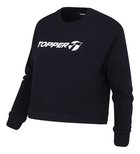 Buzo Topper Comfy Rtc Mujer Negro Solo Deportes