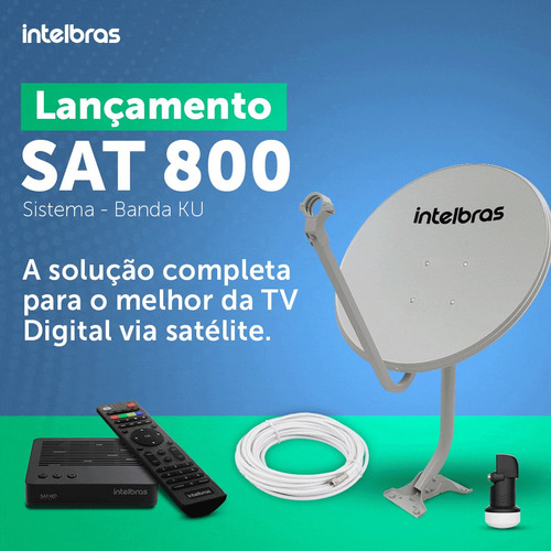Sistema Banda Ku Intelbras Sat 800