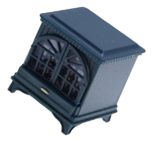 2 Chimenea En Miniatura Para Casa De Muñecas, Azul Oscuro