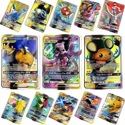 Lote 15 Cartas Pokémon Gx Brilhantes - Sem Repetidas