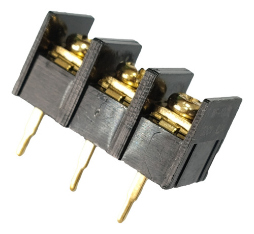 Terminal De 3 Pines Paso 10 Mm 300v 25a (10 Piezas)