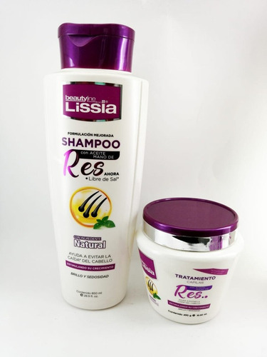 Kit Shampoo+tratamiento Capilar Res X800 Lissia