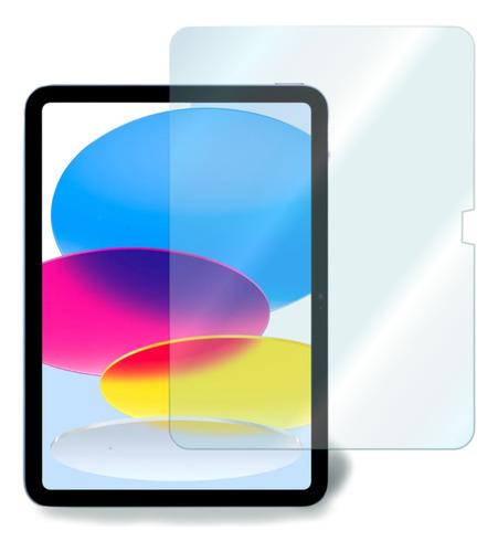 Mica Cristal Templado Para iPad 10 Protector Teknet  10.9  