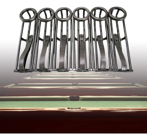 . 6 Rieles Deslizantes Para Mesa De Billar, Piezas De Riel