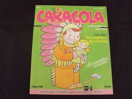 Caracola # 8. La Revista De Los Niños. 1989