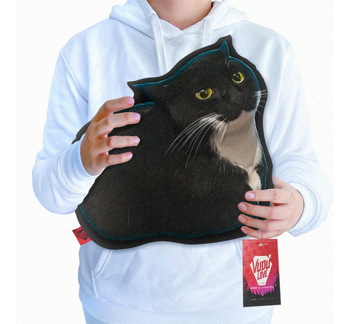 Cojín Gato Maxwell Chiquito Meme 40cm Vudú Love