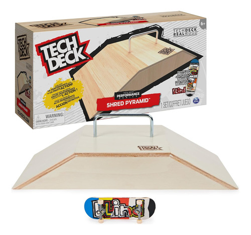Tech Deck Performance Shred Pyramid Rampa + Fingerboard