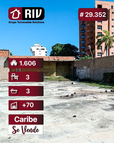 En Venta Excelente Terreno De 1.606 M² Ubicado En La Urb. Caribe, Parroq Caraballeda. Estado La Guaira.