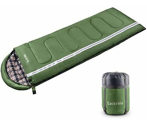 Eackrola Saco De Dormir, Ligero, Impermeable, Cálido Y Fresc