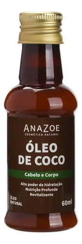 Óleo De Coco Cabelo E Corpo 60ml Anazoe