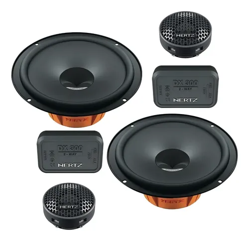 Kit Alto Falante 2 Vias Hertz Dsk165.3 6 Polegadas 160w Rms