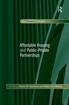 Libro Affordable Housing And Public-private Partnerships ...