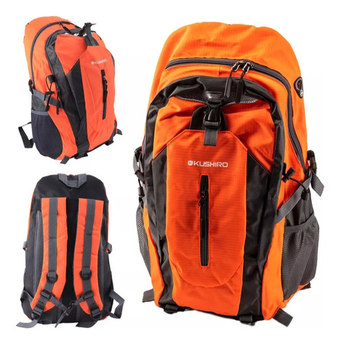 Mochila Treking 40 Litros Porta Bolsa De Hidratacion No Incl