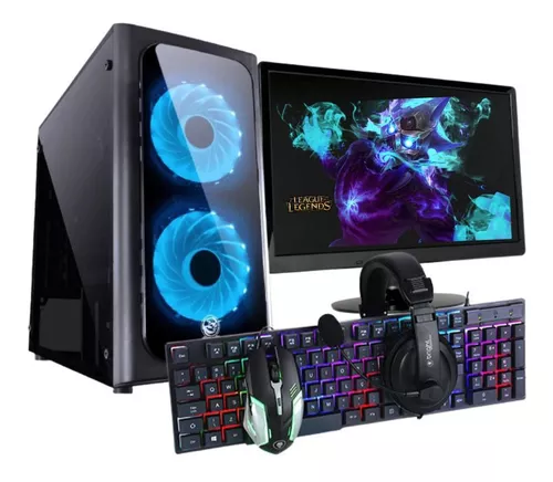 Pc Completo Gamer Com Monitor Lcd! Frete Gratis!