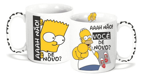 Caneca De Porcelana Com Modelos E Estampas Incríveis 300ml