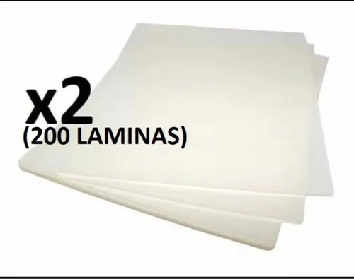 Lámina Plastificar Carnet Cédula 65x95 175 Micras