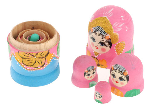 Muñecas Rusas Anidadas Matryoshka, Juguetes Hechos A Mano,