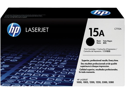 Toner Hp 15a C7115a Negro Para Impresoras 1000, 1005, 1200