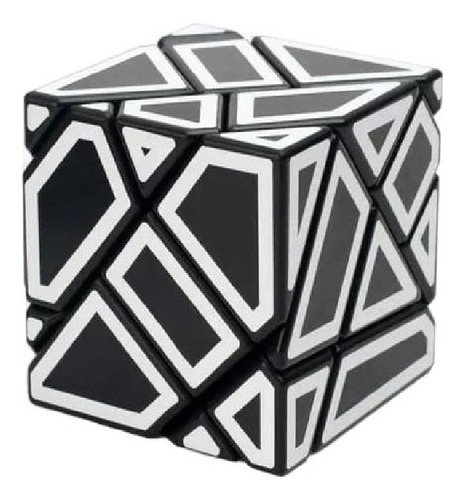Cubo Rubik Ghost Cube Ninja Ghostcube Sticker M Blanco Negro