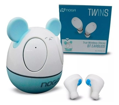 Imagen 2 de 6 de Auriculares Inalambricos Noga Btwins 25 Bt Earbuds