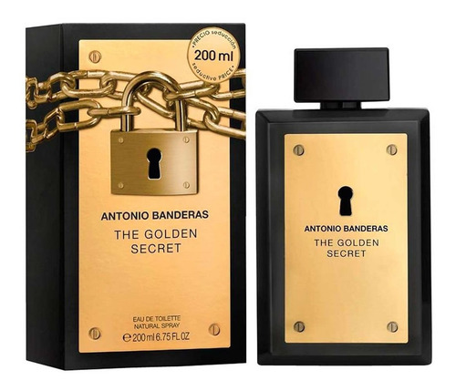 Imagen 1 de 3 de Perfume The Golden Secret 200ml Antonio Banderas Original