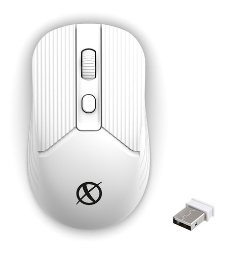 Mouse inalámbrico recargable Xinua  M2 blanco