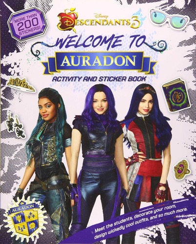 Libro Welcome To Auradon: A Descendants 3 Sticker And Acti