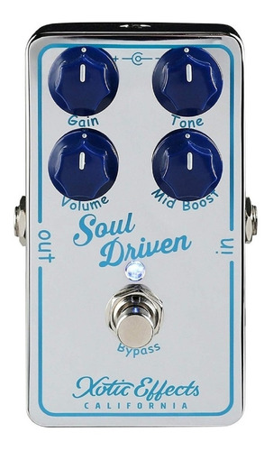 Pedal Overdrive Xotic Soul Driven Usa Envio Imediato C/ Nf-e