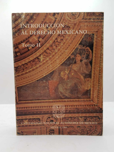 Introducción Al Derecho Mexicano (tomo Ii). Varios Autores