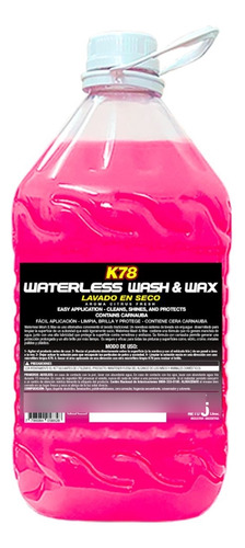 Lavado En Seco Waterless K78 5 Litros 