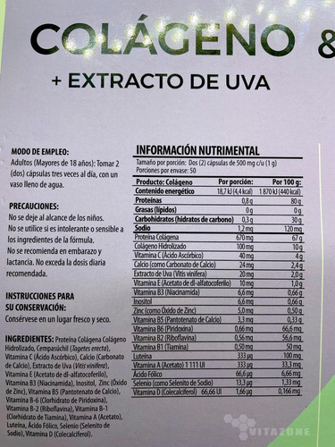 Imagen 3 de 6 de Solanum Colágeno + Biotina + Vitaminas Twopack 200 Caps Sfn Sabor Sin Sabor