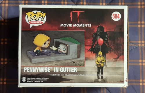 Funko Pop Pennywise In Gutter#584 Movie Moment Georgie Scene