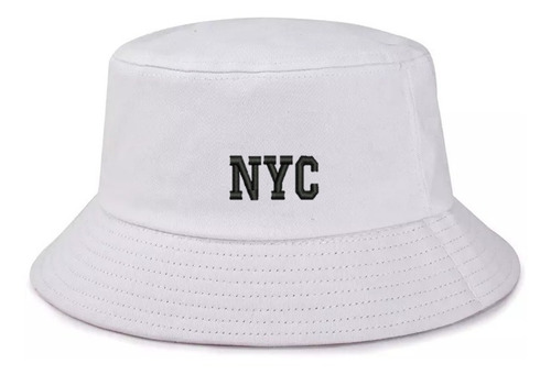 Bucket Hat Nyc New York City Basico Bordado