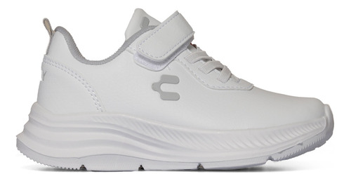 Imagen 1 de 7 de Tenis Escolares Niños Blancos Charly 1098609 18-21½ Gnv®