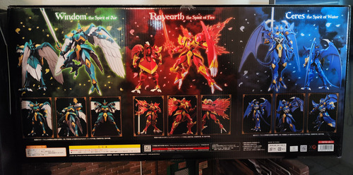 Magic Knight Rayearth Moderoid 3 Legendary Rune Gods Model (Usado)