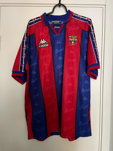 Camisa Barcelona Ronaldo 96/97 Original Kappa Fenômeno