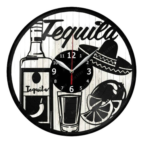 Reloj Corte Laser 2869 Bebidas Tequila