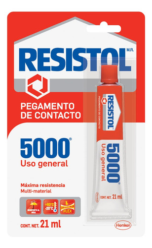 Resistol 5000 Peg Contacto Uso General Transparente 21 Ml