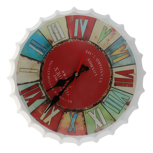 Reloj De Pared Con Tapa De Cerveza Mi