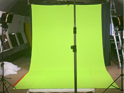 Imagen 3 de 10 de Fondo Infinito Verde Croma Key 3x3 Mts - Solo Tela