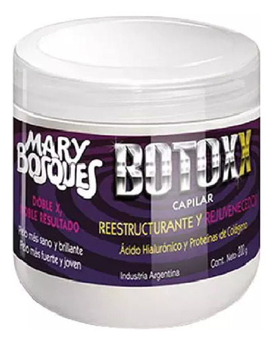 Botoxx Capilar Reestructurante Rejuvenecedor Pote X200g