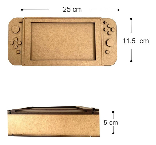 Imagen 6 de 8 de Caja Para Dulces Chocolates Regalo Nintendo Switch Art2571