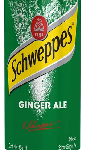 Ginger Ale Schweppes Pet 355 Ml