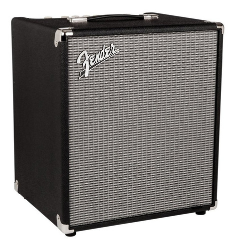 Imagen 2 de 2 de Amplificador Fender Rumble Series 100 para bajo de 100W color negro/plata 220V