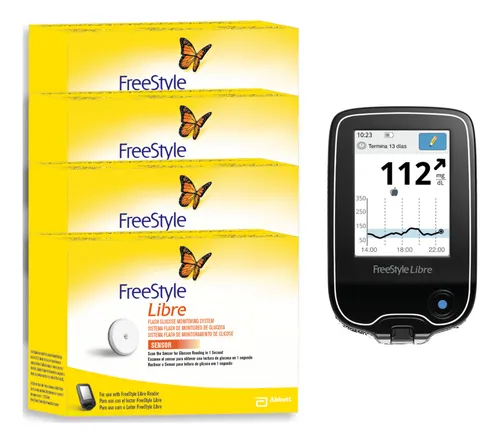 Sensor Freestyle Libre - Combo Lector +4 Parches Kit Inicial