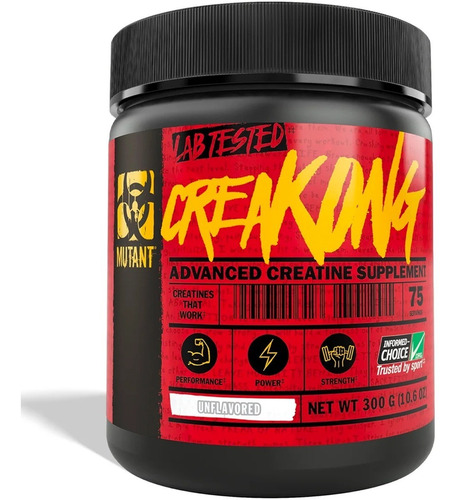 Creatina Mutant Creakong 75 Servicios