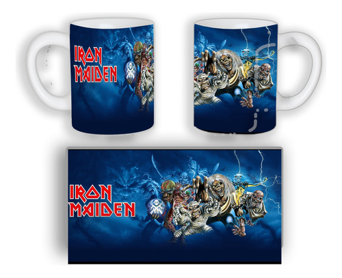 Mug Pocillo Banda Iron Maiden  Personalizado